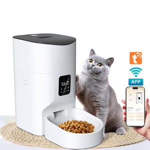 อัตโนมัติแมวสแตนเลส Feeder 1080p HD กล้องสมาร์ทปุ่ม Wifi สัตว์เลี้ยงสุนัข Feeder ชาม App ควบคุม 7L อาหารแห้ง - Product Image 1