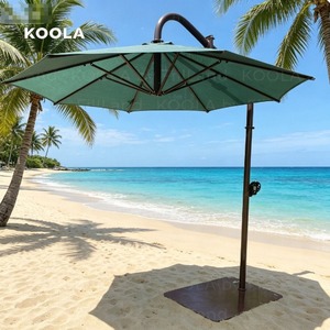 13 ft Outdoor Commercial Offset <b>Umbrella</b> Heavy Duty Steel Cantilever Patio Shade UV Resistant Waterproof for Bistro Deck - Product Image 1