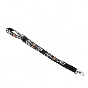 Lanières personnalisées en polyester écologiques, durables et numériques, avec crochet, pour cadeaux promotionnels et publicitaires en gros - Product Image 1