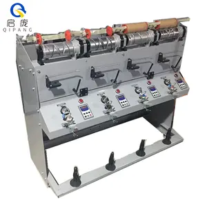 high speed multi-heads auto yarn winding Professional Manufacturer of 6 Spindles Yarn Bobbin Winding machine with paper tube
