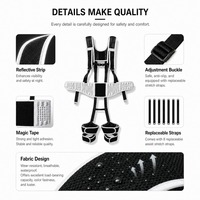 Combinaison d'exosquelette EXO Smart Bionic Movement, flexible, résistante à l'eau, durable, pour le personnel au sol des aéroports, les levages lourds industriels