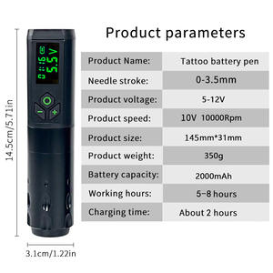 <span class=keywords><strong>Kit</strong></span> de stylo de machine à tatouer sans fil <span class=keywords><strong>professionnel</strong></span> <span class=keywords><strong>complet</strong></span>, <span class=keywords><strong>kit</strong></span> de formation au maquillage permanent, <span class=keywords><strong>kit</strong></span> de démarrage pour <span class=keywords><strong>microblading</strong></span> - Product Image 4