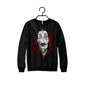 Custom Logo <b>Sweatshirt</b> <b>Plain</b> <b>Black</b> Premium Plus Size Luxury Oversized Men's <b>Sweatshirts</b> - Product Image 1