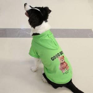 Sweat-shirt pour chien et chat avec imprimé animal mignon, en polyester, pour l'automne et l'hiver, avec laisse et doublure en peluche - Product Image 4