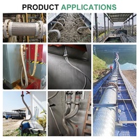 Tuyau flexible métallique ondulé durable à longueur et diamètre personnalisés avec connecteur de raccord de tuyau pour machines industrielles