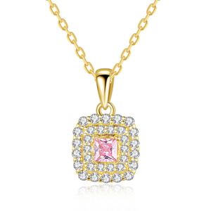 Juego de Joyería Nupcial Chapado en Oro de 18K para Mujer, Regalo de Compromiso y Aniversario, con Circonita y Esmalte, Joyería Fina - Product Image 4