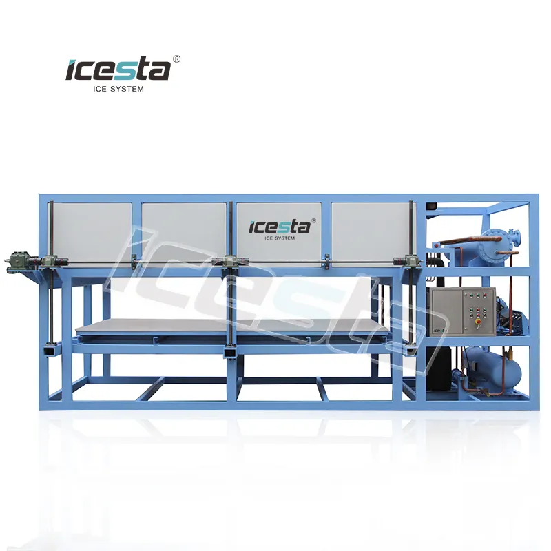 ICESTA Customized High Reliable 1 T 5t 10 Ton Ice Block Making Machine For Africa Korea
