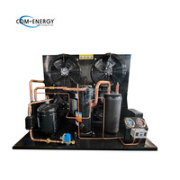 Unité de condensation Invotech 5HP avec compresseur scroll YM86E3G-100, unité de réfrigération 1PH 220V 60HZ, moteur pour chambre froide