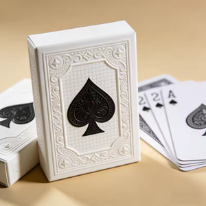 Cartes à jouer en papier haut de gamme OEM ODM d'usine, impression couleur personnalisée, jeux de cartes de poker publicitaires pour adultes - Product Image 4