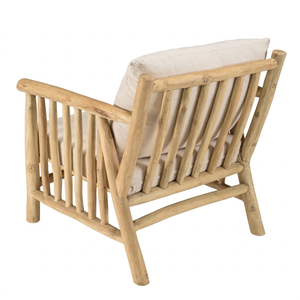 Patio Furniture Natural Branch <b>Sofa</b> Arm Chair Solid Teak <b>Wood</b> Outdoor Garden Furniture Indonesia Product Garden <b>Sofa</b> - Product Image 1