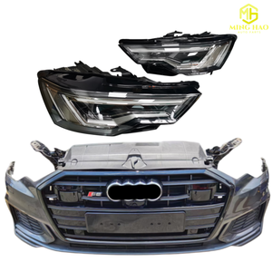 Paraurti anteriore completo di alta qualità, adatto per il modello <span class=keywords><strong>Audi</strong></span> <span class=keywords><strong>A6</strong></span> C8, incluso griglia, radiatore, cofano motore e pannelli laterali - Product Image 6