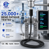 Câble USB-C personnalisé 240W PD 3.1, 6 conducteurs en cuivre pur, tressé en nylon, pour charge rapide, fabricant direct, OEM