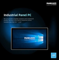 Panel PC Táctil Industrial de 21.5 Pulgadas, Intel I3 I5 I7, Pantalla Táctil Capacitiva, Computadora Todo en Uno, PC Robusta Integrada Sin Ventilador