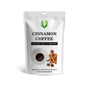 Café de Canela en Polvo con Colágeno, MCT y L-Teanina, Marca Privada OEM ODM, para Aumentar la Energía, la Concentración, el Rendimiento, la Recuperación, el Cabello, la Piel y las Uñas - Product Image 1