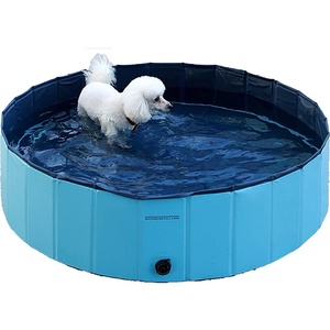 Grande piscine gonflable pliable pour chien, bain de toilettage extérieur pour animaux de compagnie - Product Image 2