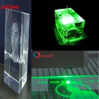 Mini imprimante laser 3d pour bureau, 30 w, pour graver le cristal