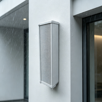 Enceinte colonne extérieure multi-puissance étanche à tension constante pour système de sonorisation de projets communautaires en bord de route