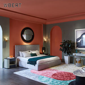 WBERT Armoire latérale italienne de luxe en bois massif Rangement simple et moderne pour chambre d'hôtel Style MDF - Product Image 5