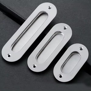 Thép không gỉ <span class=keywords><strong>SS</strong></span> lõm ẩn vô hình nhúng thương mại Nhà Bếp tủ xe Caravan Tủ Ngăn Kéo kéo xử lý - Product Image 4