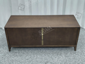 Luxuriöses Sideboard Holz-Schrank mit 4 Türen für Wohnzimmer und Esszimmer - Product Image 2