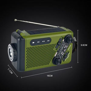 Portable Solar Hand Crank FM AM SW Radio USB TF Card <b>MP3</b> <b>Player</b> with Flashlight Power Bank for Outdoor - Product Image 6