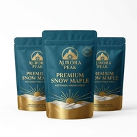 Sachets refermables personnalisés imprimés, de qualité alimentaire, recyclables, résistants à l'humidité, pour épices, gingembre, curcuma, sel, fruits secs, sirop d'érable