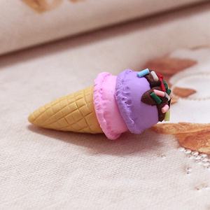 Abalorios de Arcilla Polimérica 3D Kawaii con Forma de Helado, Multicolores, Lindos y Bonitos, para Manualidades y Decoración DIY - Product Image 3