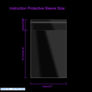 Manuel de l'usager pour Sony OPP, sac en plastique pour PS3, <span class=keywords><strong>PS4</strong></span>, <span class=keywords><strong>PS5</strong></span>, étui de protection pour <span class=keywords><strong>CD</strong></span>, jeu de cartes, livret d'instructions - Product Image 5