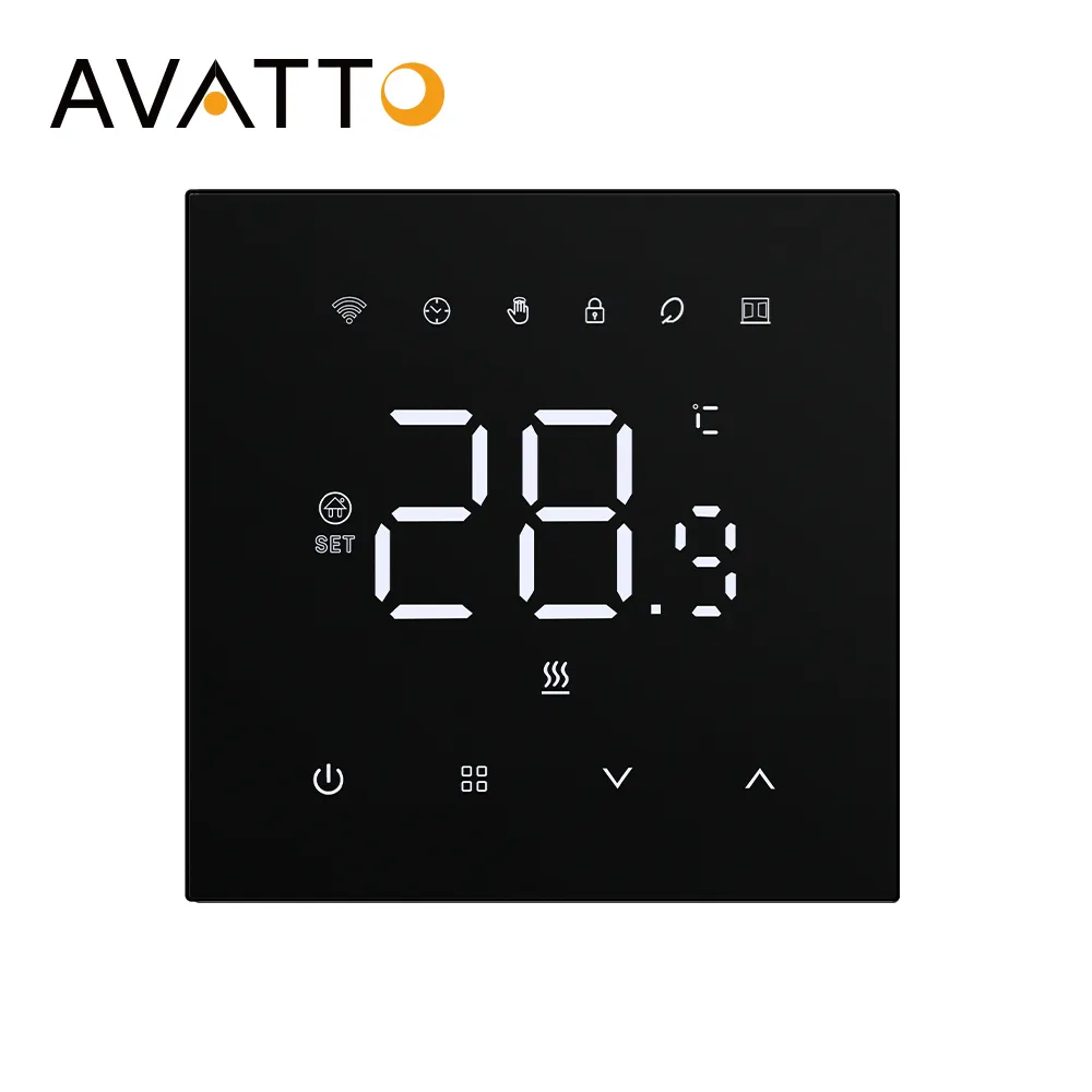 गर्म बिक्री उच्च गुणवत्ता वाले ज़िग्बी वायरलेस प्रोग्राम रूम स्मार्ट डिजिटल रेडिएटर थर्मोस्टेट तापमान नियंत्रक
