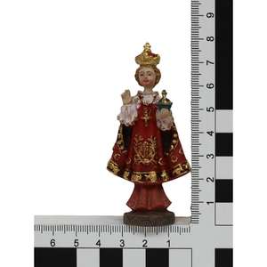 Figura Sagrada del Niño Jesús de Praga ZICOM con Capa Roja, 8 cm de Altura, Decoración para el Hogar, Modelo Alemán 9069-H009-8 - Product Image 5