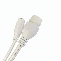 Fabricación de OEM blanco duradero cámara IP de seguridad rg45 cable cctv para monitoreo