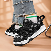 Chaussures de sport décontractées respirantes légères en cuir personnalisées de haute qualité avec logo pour homme, idéales pour le basketball, en EVA, collection Printemps/Hiver