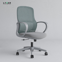LYSUN Nouvelle Arrivée Chaise de Bureau Exécutive Ergonomique Moderne en Tissu avec Design en Maille, Cadre en Aluminium, Roulettes en Nylon, Garantie 5 Ans