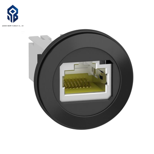 Nuova e Originale Porta RJ45 da Pannello Marca Schneider, Harmony XB5, Plastica, 22mm XB5PRJ45 XB5PUSB3 ZBSP2 ZBSP1 Schneider - Product Image 1