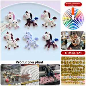 Dijes Acrílicos Planos Zili, Adornos de Caballo de Dibujos Animados para el Año Nuevo Chino, Adhesivos para Carcasas de <span class=keywords><strong>Tel</strong></span>éfono, Decoración de Zapatos DIY - Product Image 2