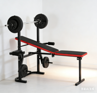 Banc de musculation pliable réglable Maibu Fit MB-1001, équipement de gym, cadre en acier allié, support de poitrine pour poids libres, provenant directement de l'usine