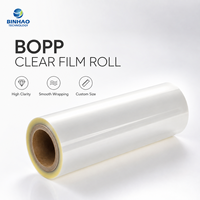 Film d'emballage BOPP transparent de qualité industrielle pour l'emballage automatique de boîtes de cigarettes, de savons, de cosmétiques et de cadeaux