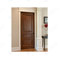 Puerta de Entrada de Madera Sólida de Primera Calidad, Ahorradora de Energía y Resistente al Desgaste, para Viviendas, Apartamentos y Casas Adosadas