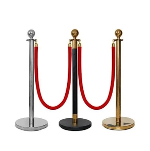 An ninh đám đông kiểm soát vành đai stanchion đứng bài ngân hàng thảm đỏ hàng đợi Dòng cực kiểm soát hàng rào - Product Image 3
