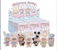 Original King Zhuo My Little Cat Delicious Rabbit V1 Bunny Vinyl Plush Toy Pendant Mystery Blind Box Anime Action Figures Doll