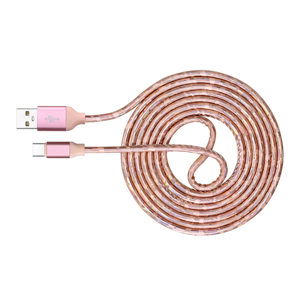 <span class=keywords><strong>Cable</strong></span> de Carga y Datos Multicolor de Cuero PU, Carga Rápida USB2.0 <span class=keywords><strong>Tipo</strong></span> <span class=keywords><strong>C</strong></span> para <span class=keywords><strong>iPhone</strong></span>, Android y Tabletas - Product Image 3