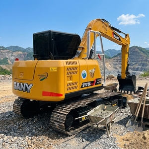 Mini-excavatrice d'occasion Sany SY75C de haute qualité avec moteur et boîte de vitesses Isuzu - Product Image 1