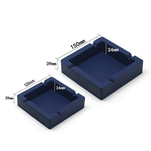 Factory Modern Design High-Temperature Silicone Square <strong>Ashtray</strong> Drop-Proof Hot Cigar <strong>Ashtray</strong> For Smoking Accessories - Product Image 2