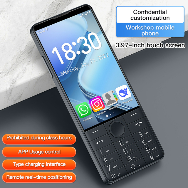 3.97 Inch No Camera Core LTE All-Network 4G Large-Screen Keypad Handwriting Google Smart 6+128GB Android Smartphone New Model
