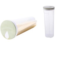 Boîte de rangement pour nouilles, récipient hermétique de qualité alimentaire, réservoir de stockage, tube de rangement de cuisine, taille agrandie