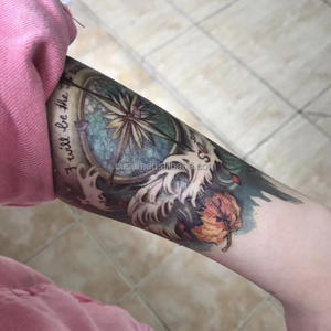 Autoadesivo del tatuaggio temporaneo del corpo impermeabile di lunga durata Non tossico di alta qualità per uomini e donne <span class=keywords><strong>tatuaggi</strong></span> a braccio pieno - Product Image 5