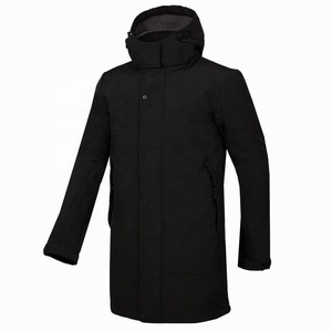 Custom Thermal Wind proof Water proof Abnehmbare Kapuze Herren Soft shell Jacke Herren Outdoor jacke Long Length Soft shell <span class=keywords><strong>Parka</strong></span> - Product Image 5