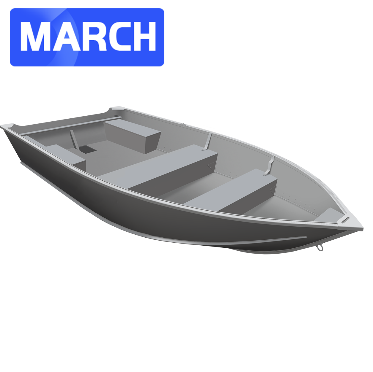 New Arrival Poly Boat Fishing 3M Rotomolded HDPE