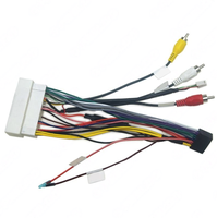 Kabel Adaptor Daya Audio Mobil 16PIN Tembaga Murni PVC untuk Pemutar DVD Android Hyundai Encino Mistra Kia K3 KX5