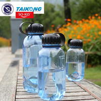 Bouteille de shaker de sport personnalisée avec logo, bouteille de sport en plastique transparent sans BPA, avec logo personnalisé